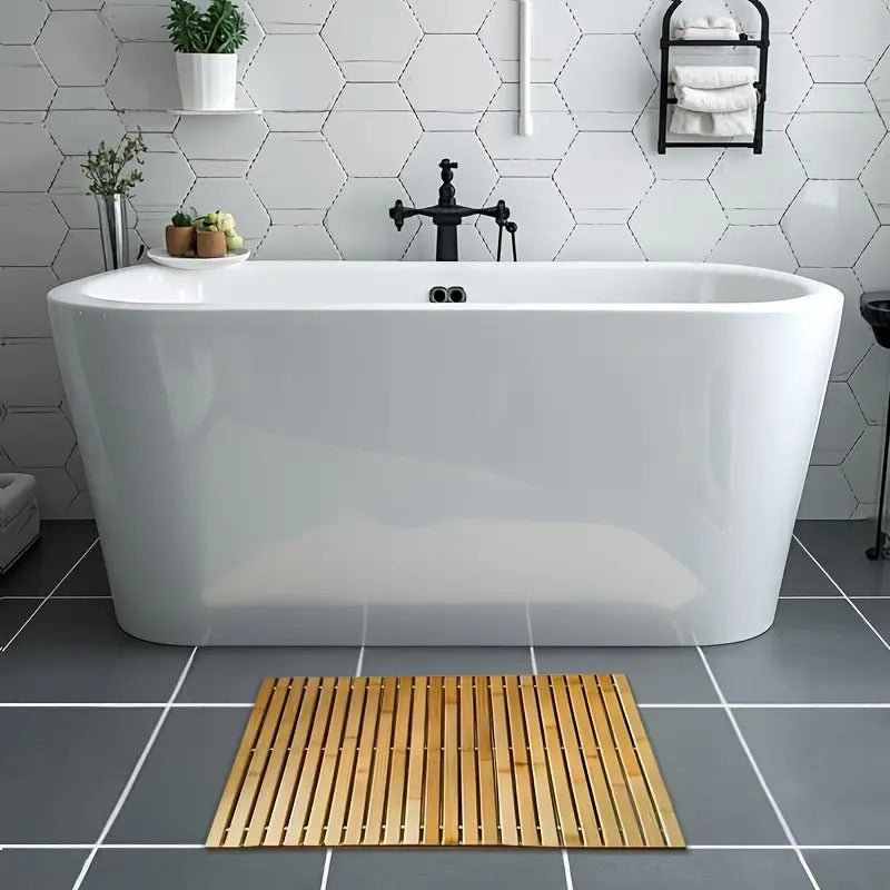 Bamboo Bathroom Floor Mat