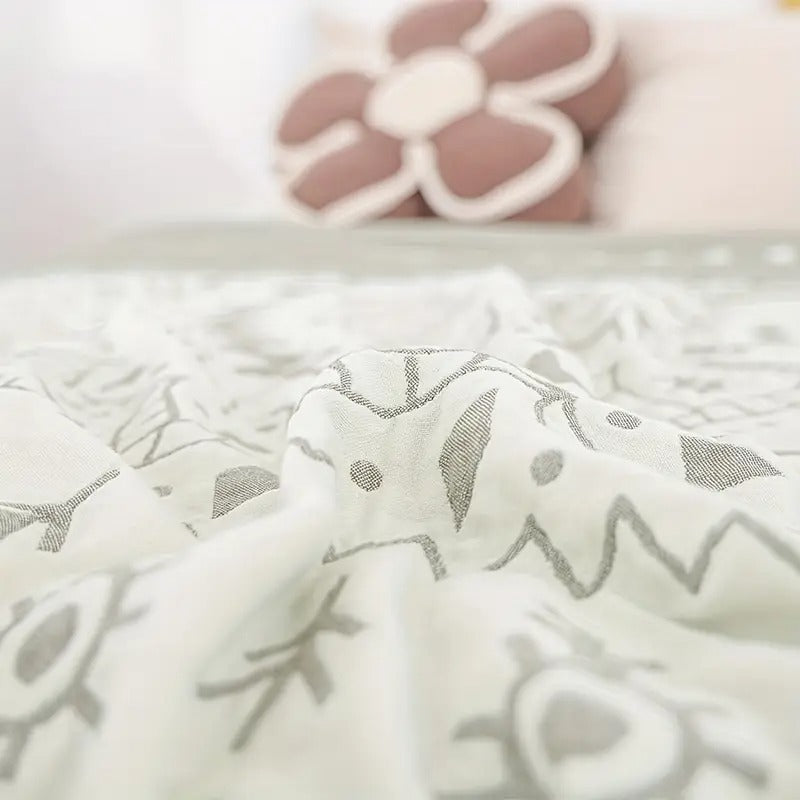 Mandala Cotton Blend Throw Blanket