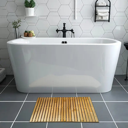 Bamboo Bathroom Floor Mat