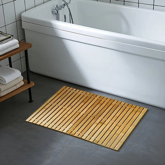 Bamboo Bathroom Floor Mat